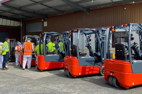 forklift group photo