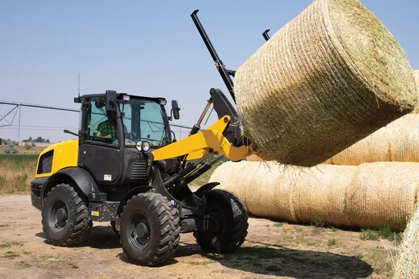 Wheel Loader used in agriculture field