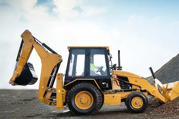 backhoe loader used in Utility Work field